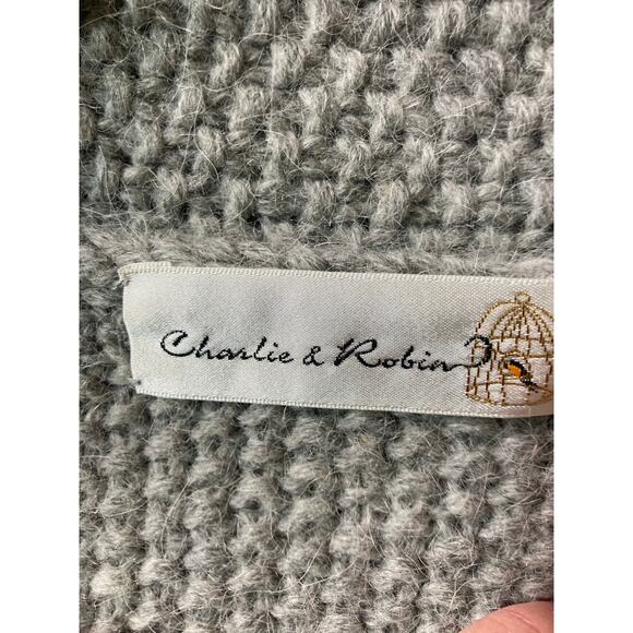 Anthropologie Charlie & Robin Wool Alpaca Blend Sweater Sz M - Picture 9 of 10